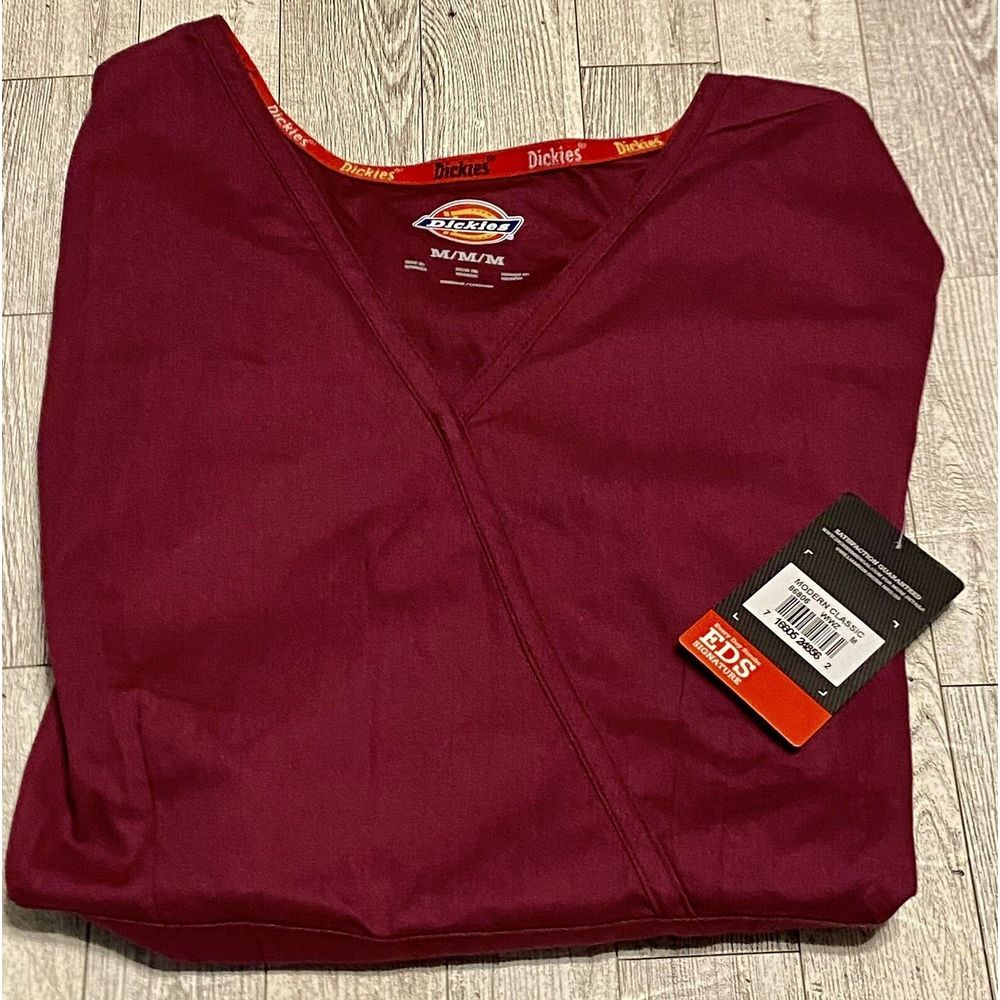 Dickies EDS Signature Women's Mockā Wrap Scrub Top Medium - 86806 Color WIWZ